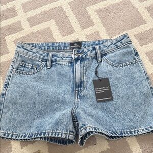 Property Of Women's Light Blue Denim Shorts